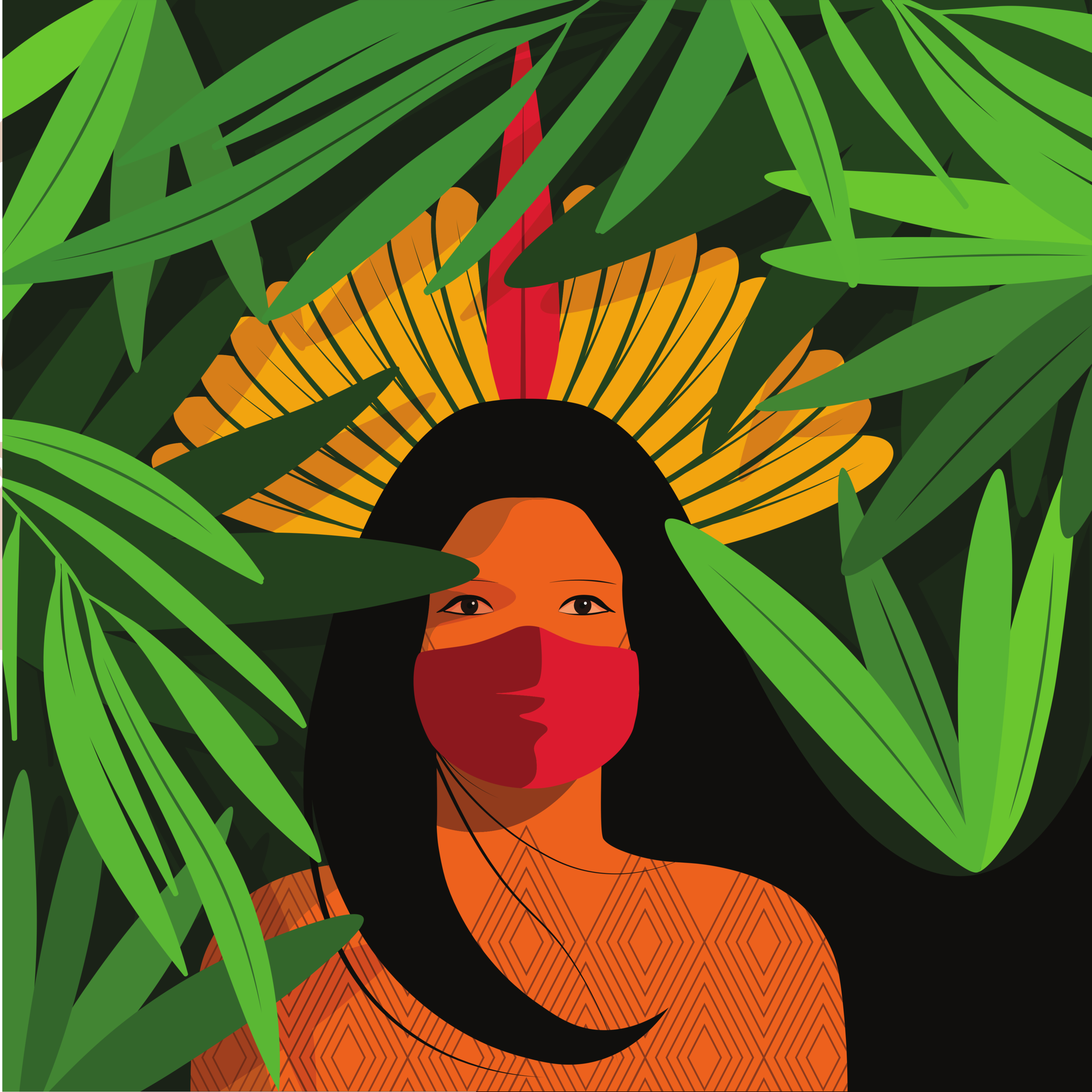 Indigenous woman art